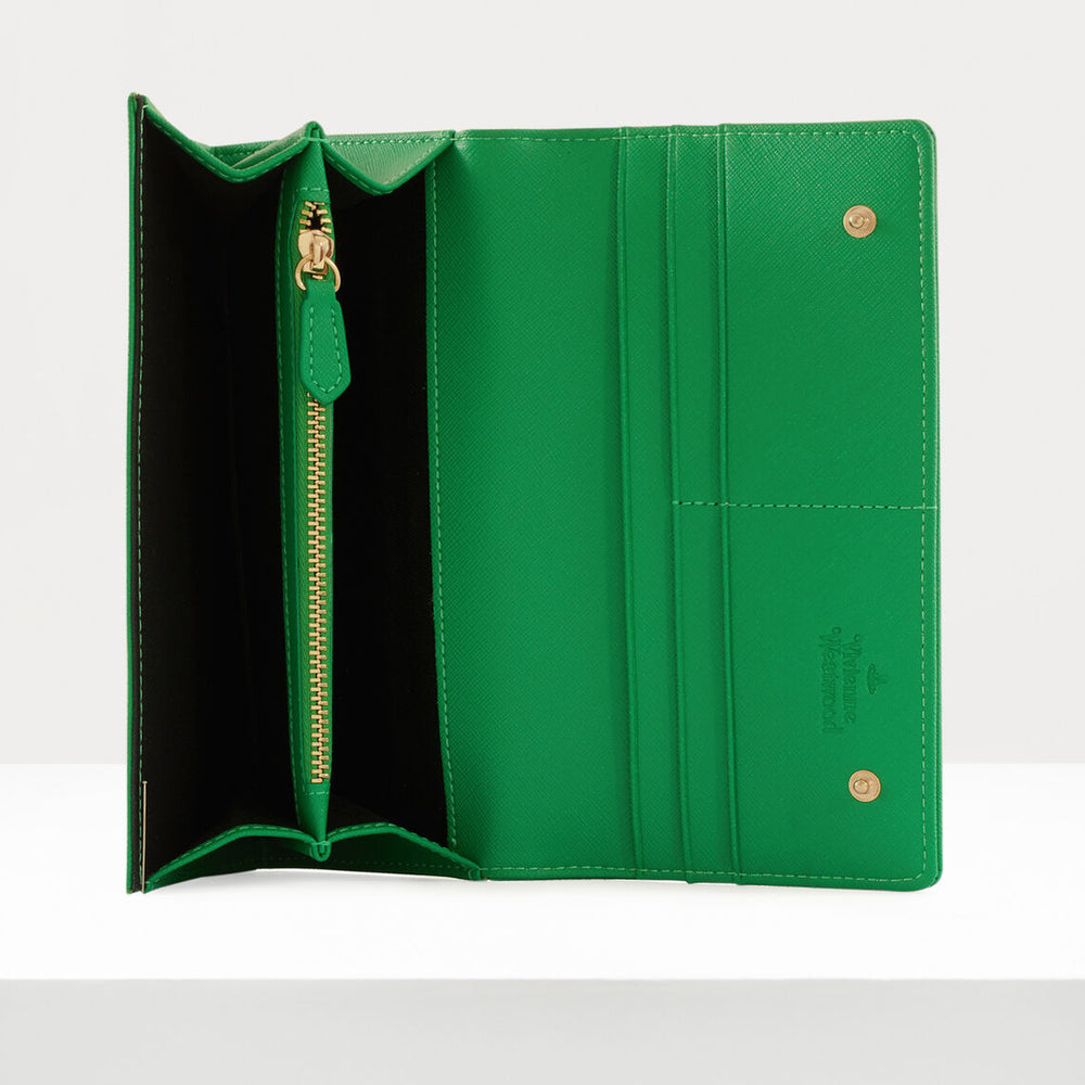 
                      
                        Vivienne Westwood Saffiano Biogreen Long Card Holder Bright Green
                      
                    