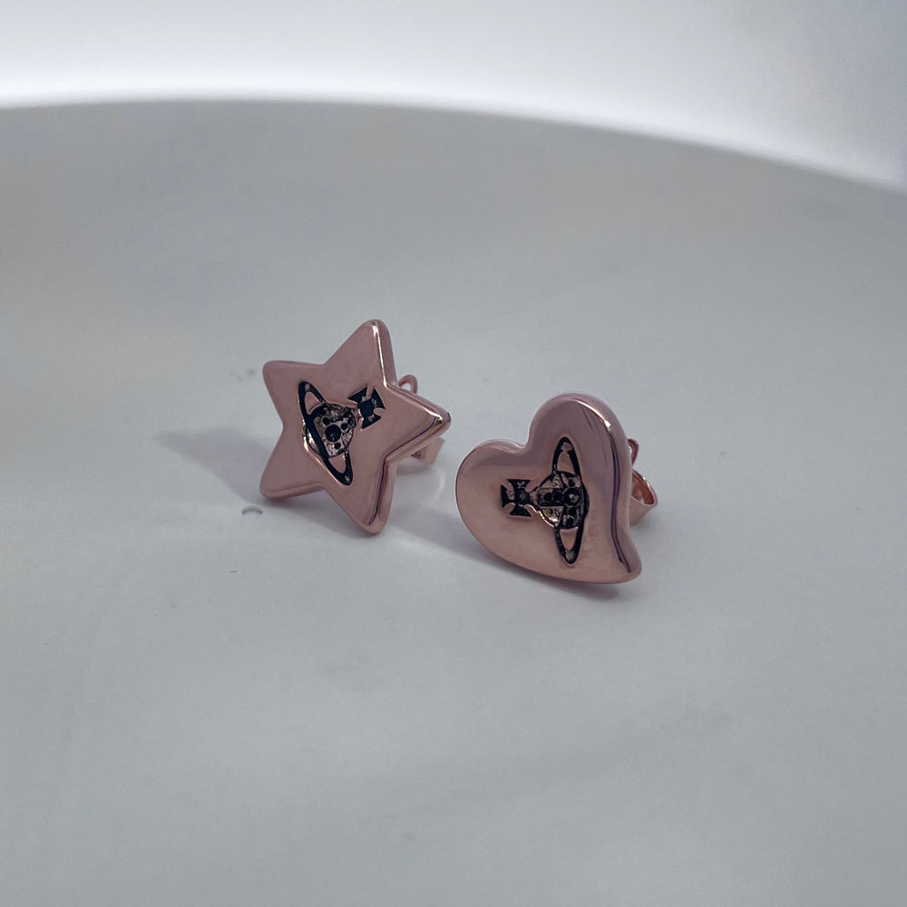 Vivienne Westwood Priscilla Earrings Rose Gold