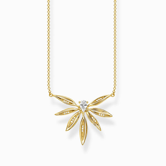 Thomas Sabo Gold-Plated Leaves Necklace