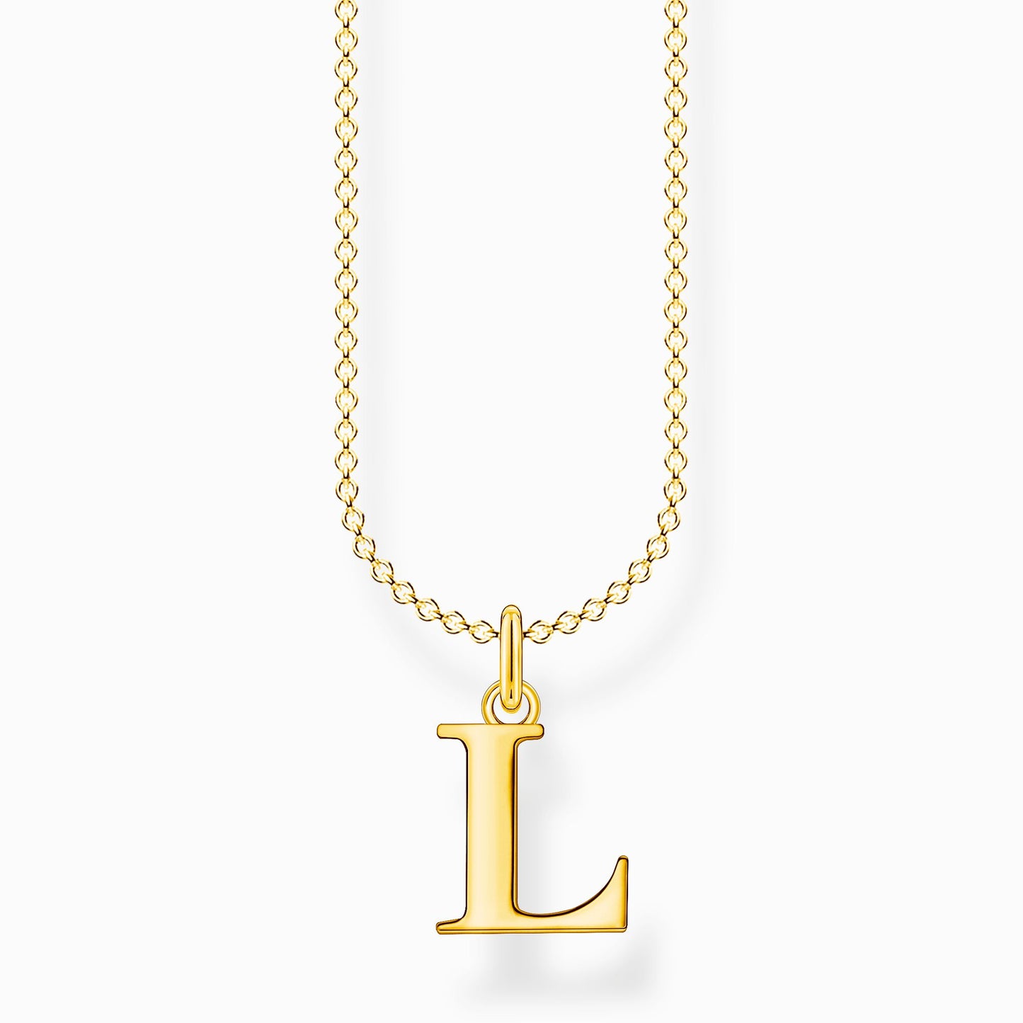 Thomas Sabo Gold Letter L Necklace