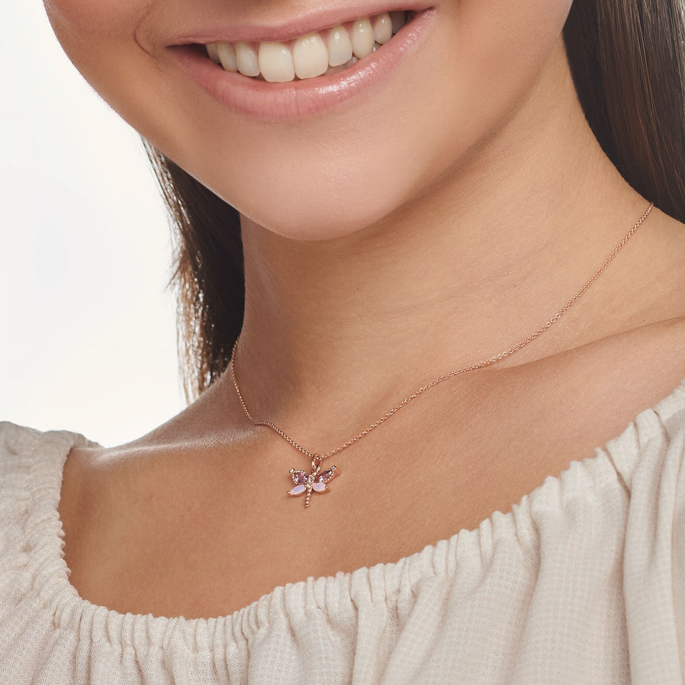 
                      
                        Thomas Sabo Dragonfly With Stones Rose Gold Necklace
                      
                    