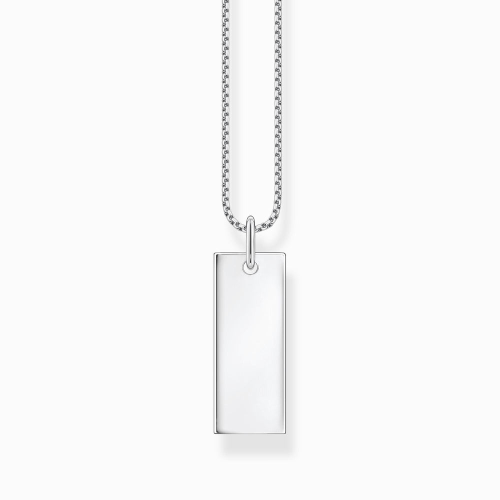 Thomas Sabo Silver Tag Necklace