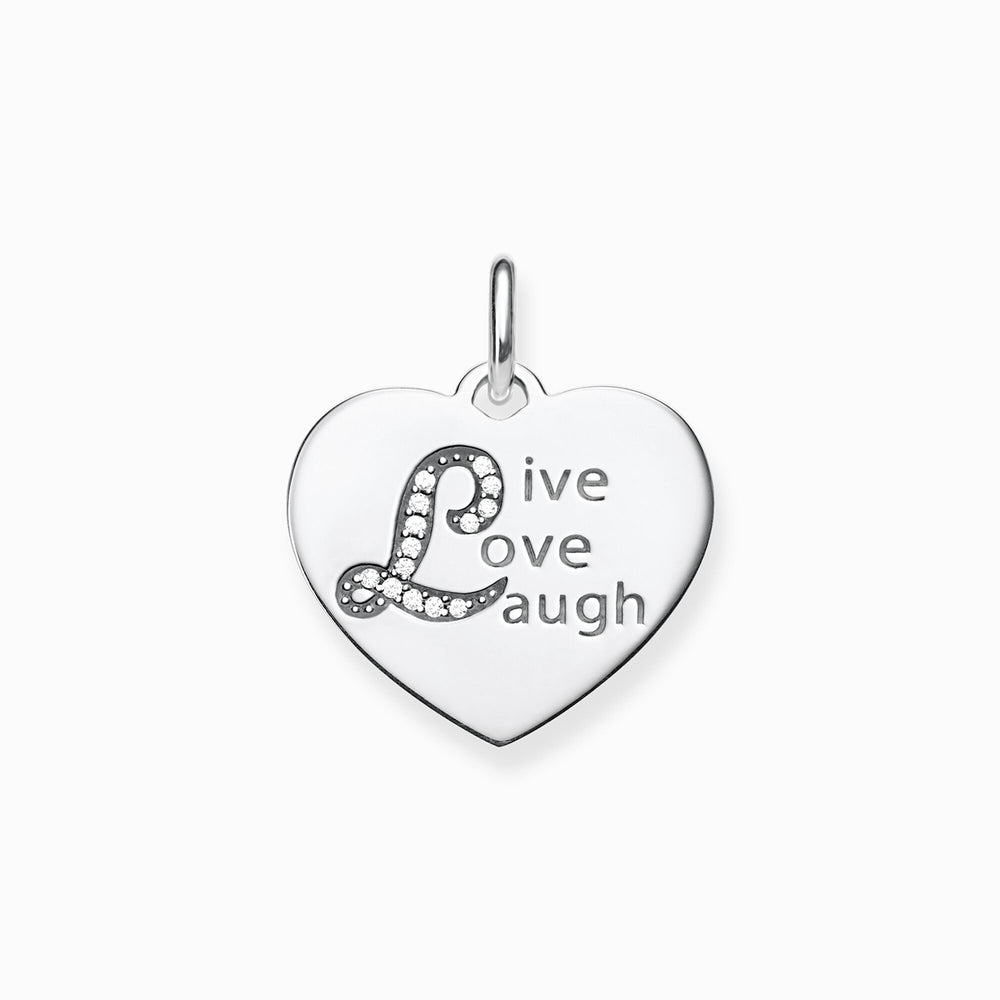 Thomas Sabo Live Love Laugh Pendant Charm