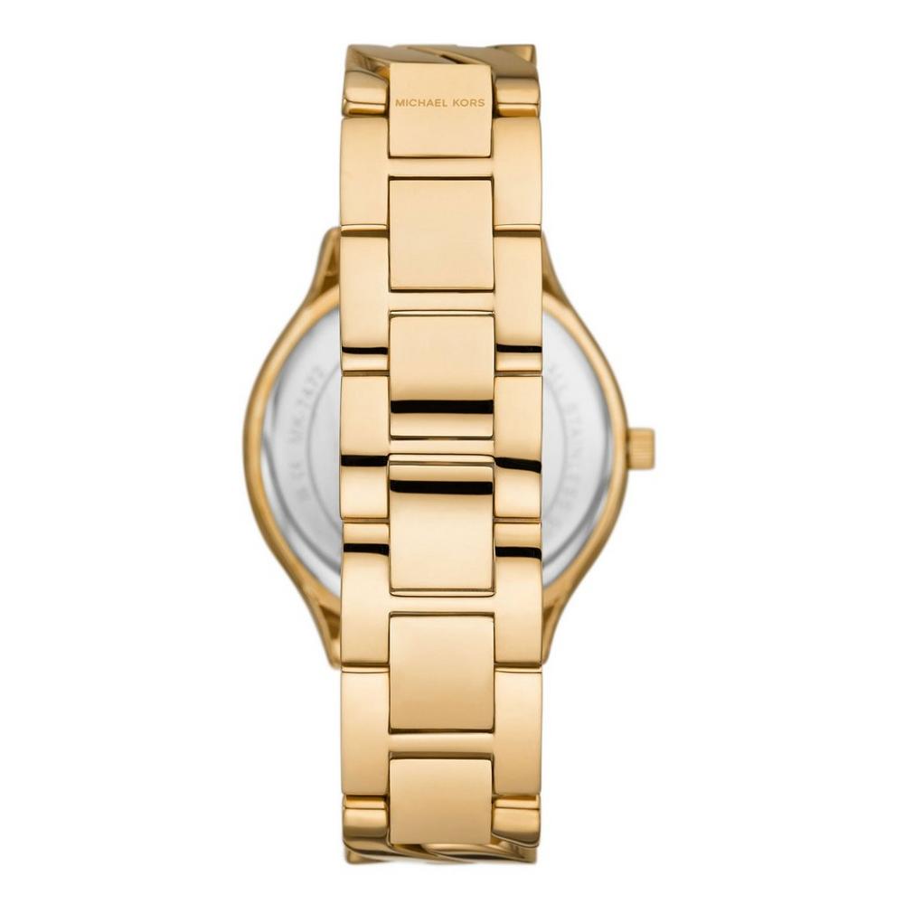 
                      
                        Michael Kors Runway Yellow Gold Tone Quartz Ladies Watch
                      
                    