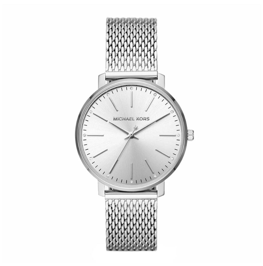 Michael Kors Pyper Silver Mesh Ladies Watch