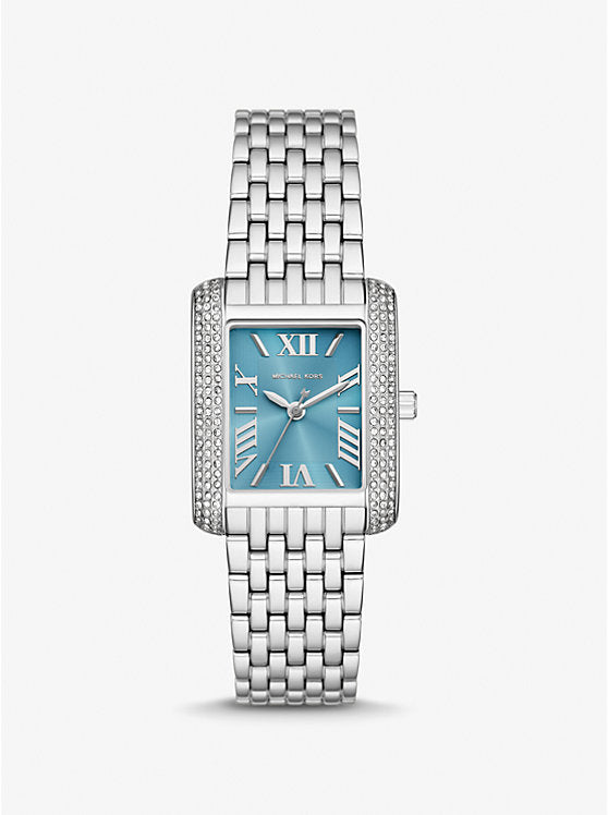 Michael Kors Petite Emery Pavé Silver-Tone Ladies Watch