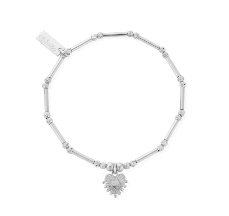 ChloBo Dainty Moon Cut Sparkle Glowing Beauty Bracelet