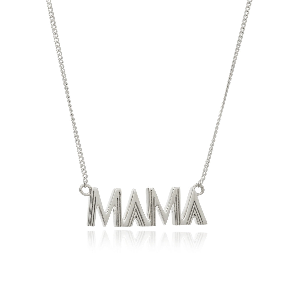 
                      
                        Rachel Jackson Art Deco Mama Silver Necklace
                      
                    