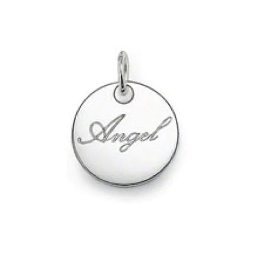 Thomas Sabo Glam & Soul 'Angel' Disc Charm Pendant