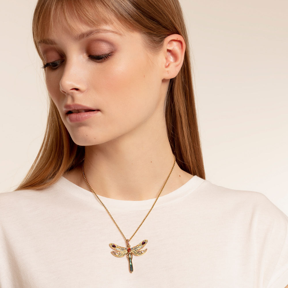 
                      
                        Thomas Sabo Paradise Large Gold Plated Dragonfly Pendant
                      
                    