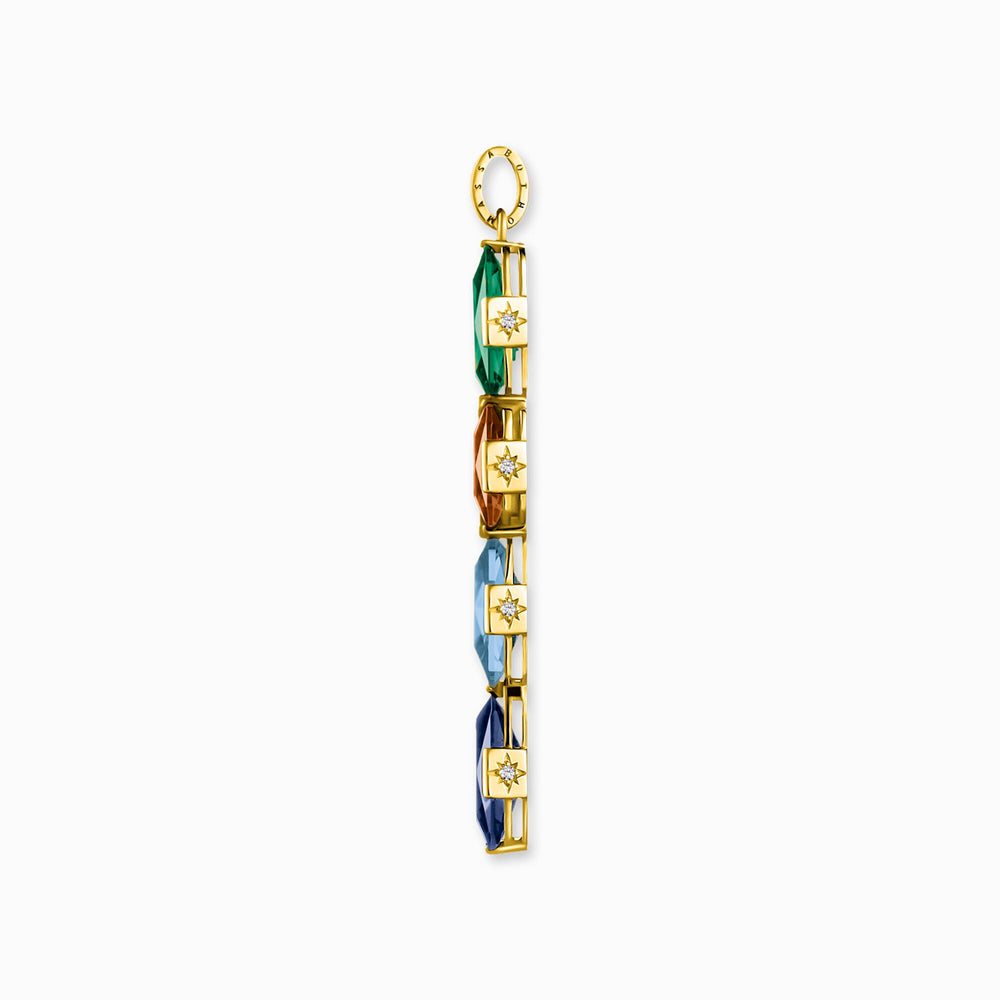 
                      
                        Thomas Sabo Large Gold Plated Colourful Stones Cross Pendant
                      
                    