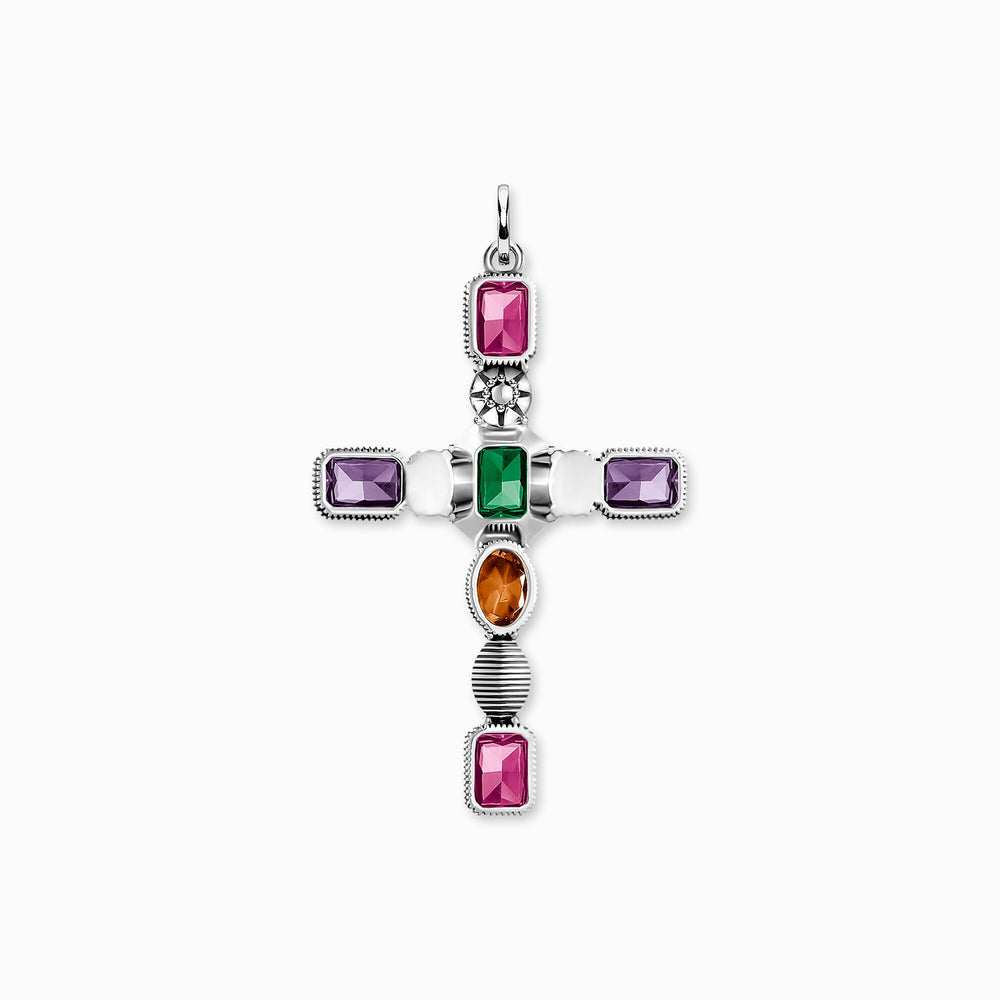 
                      
                        Thomas Sabo Pendant Cross Colourful Stones
                      
                    