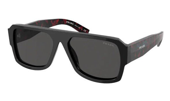 Prada Black with Red Particles Sunglasses