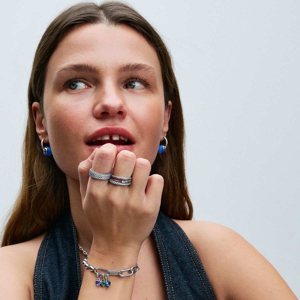 Pandora ME Green Chakra Heart Mini Dangle Charm