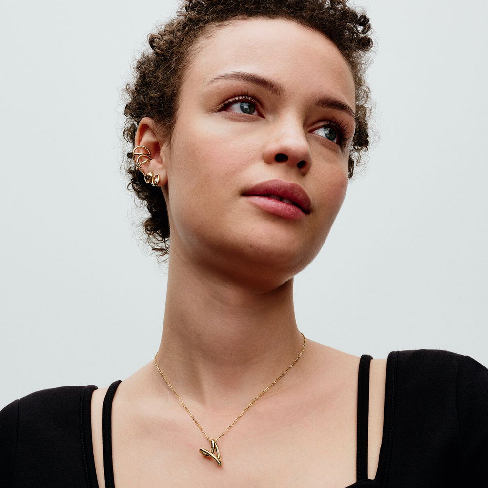 
                      
                        Pandora Essence Organically Shaped Heart Pendant Necklace
                      
                    