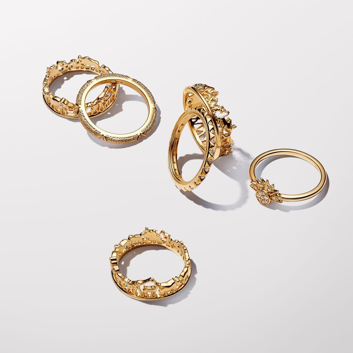 Pandora ME Texture & Stones Ring