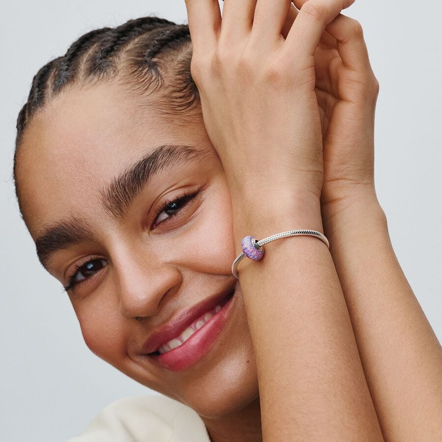 Pandora Opalescent Purple Charm