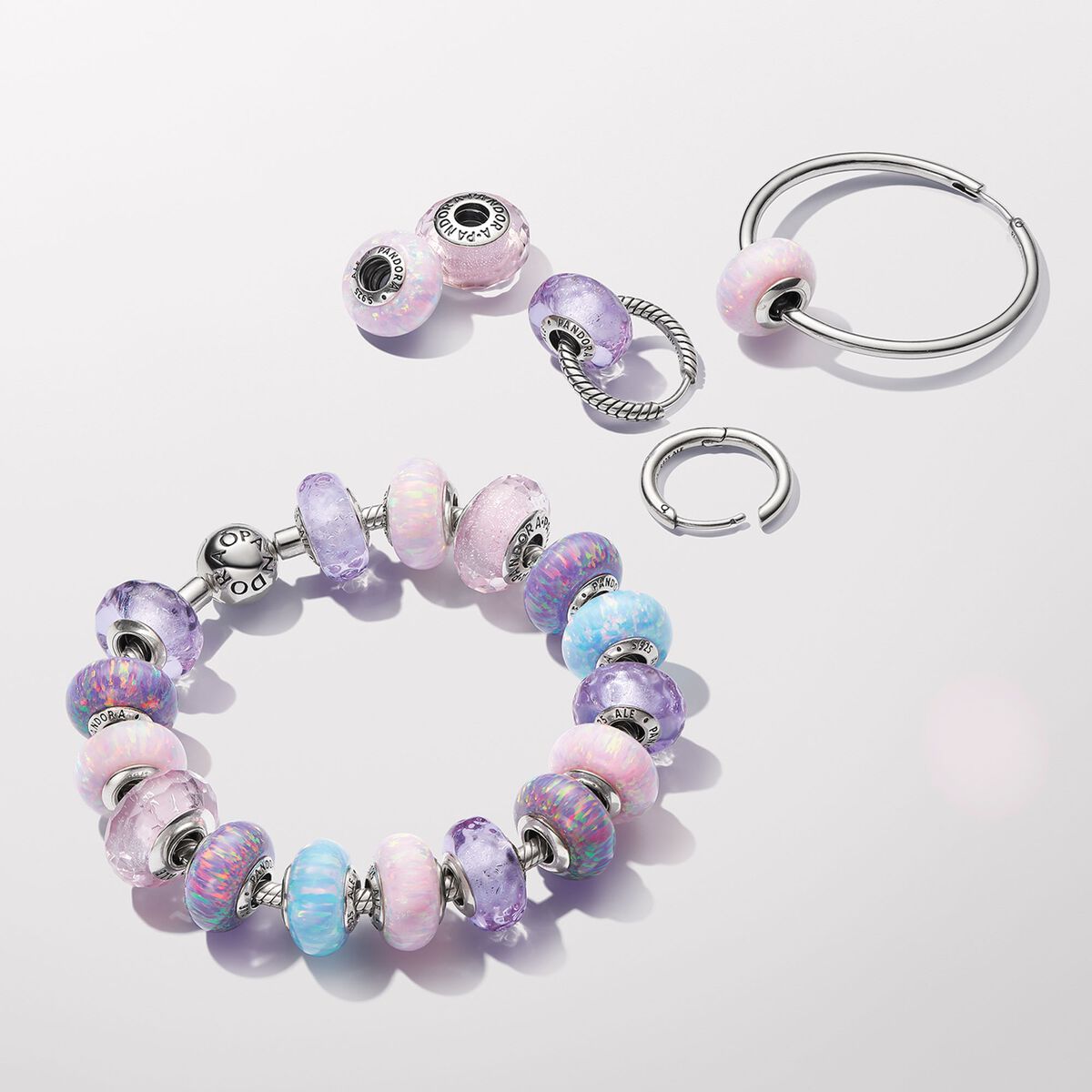 Pandora Opalescent Purple Charm