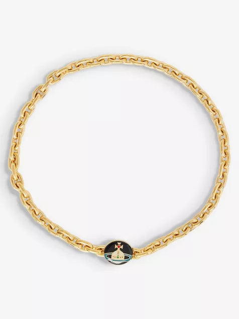 Vivienne Westwood Loelia Gold Tone Chain Necklace