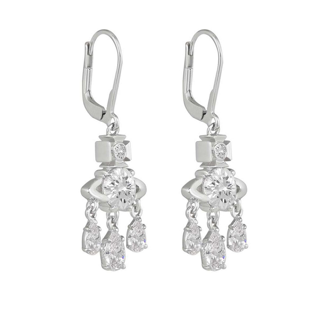 
                      
                        Vivienne Westwood Joaquina Silver Cubic Zirconia Drop Earrings
                      
                    