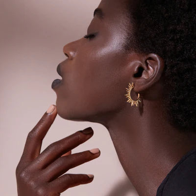
                      
                        Rachel Jackson Electric Goddess Medium Silver Hoops
                      
                    