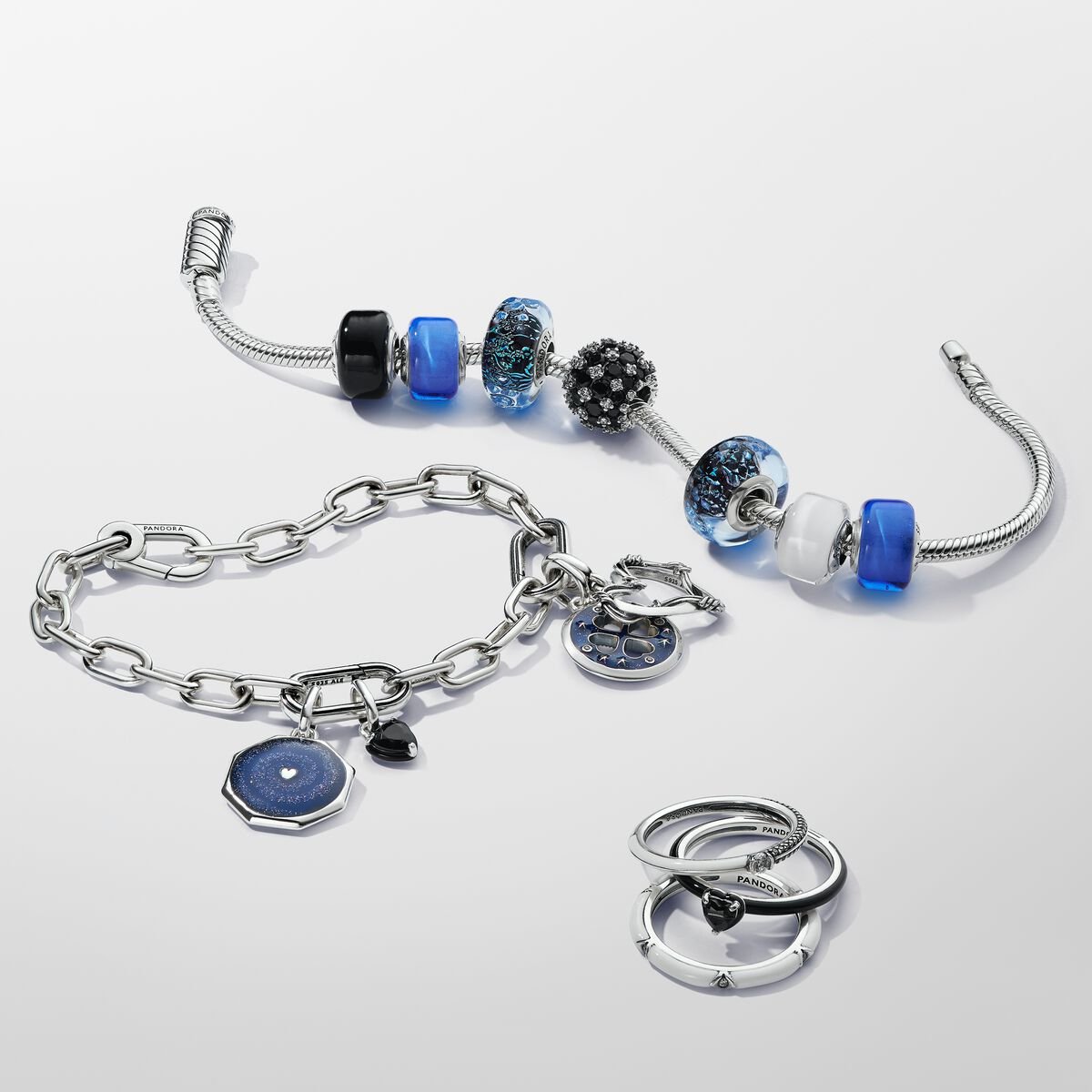 Pandora ME Wire Heart Medallion Charm
