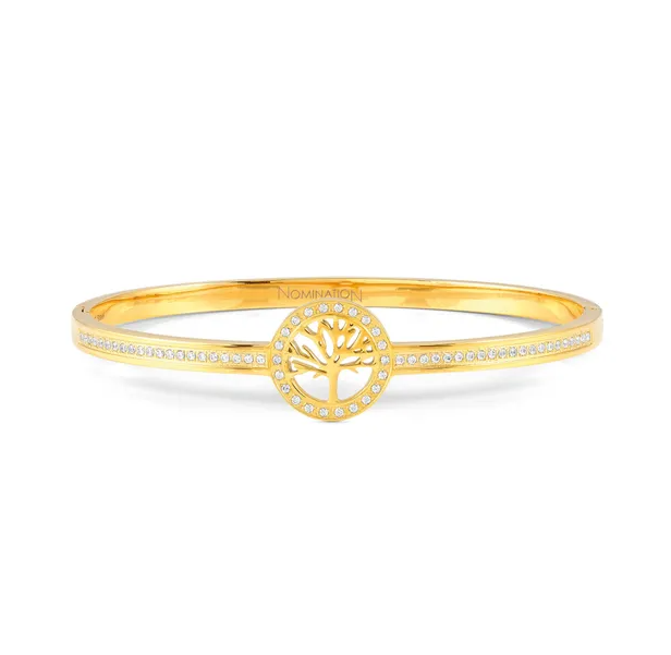 Nomination Gold Pretty Bangles Bracelet with Tree Of Life