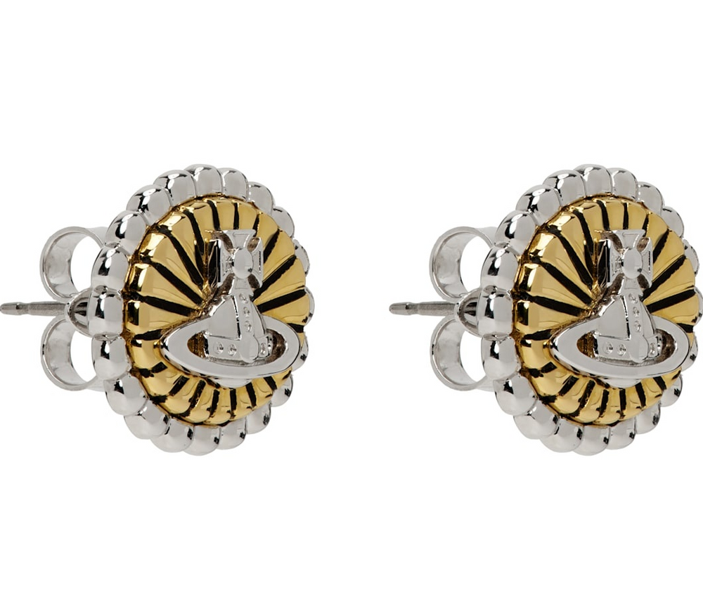 
                      
                        Vivienne Westwood  Gold & Silver Maritza earrings
                      
                    