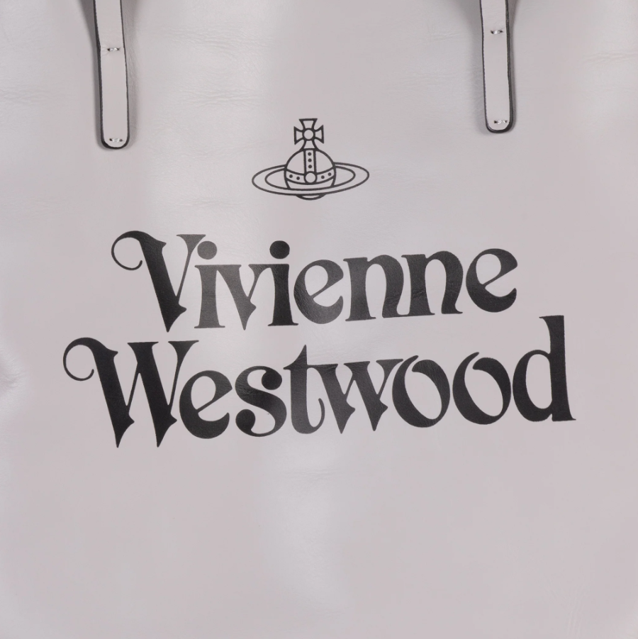 
                      
                        Vivienne Westwood Grey/Black Studio Leather Shopper Bag
                      
                    