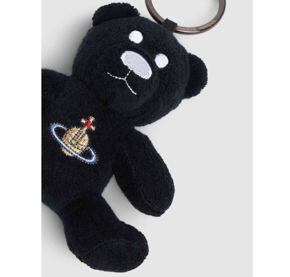 
                      
                        Vivienne Westwood Towelling Teddy Bear Keyring Black
                      
                    