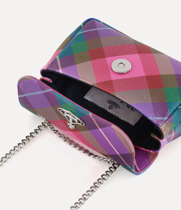 
                      
                        Vivienne Westwood Small Purse with Chain Candy Tartan
                      
                    