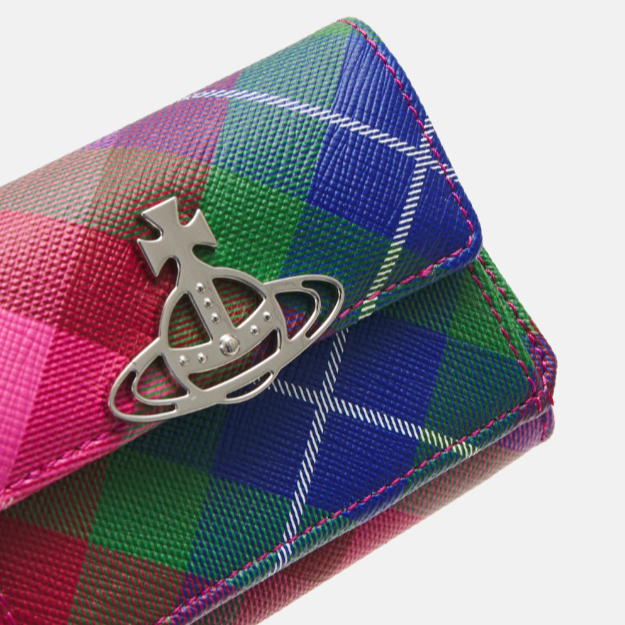 
                      
                        Vivienne Westwood Small Flap Purse Candy Tartan
                      
                    