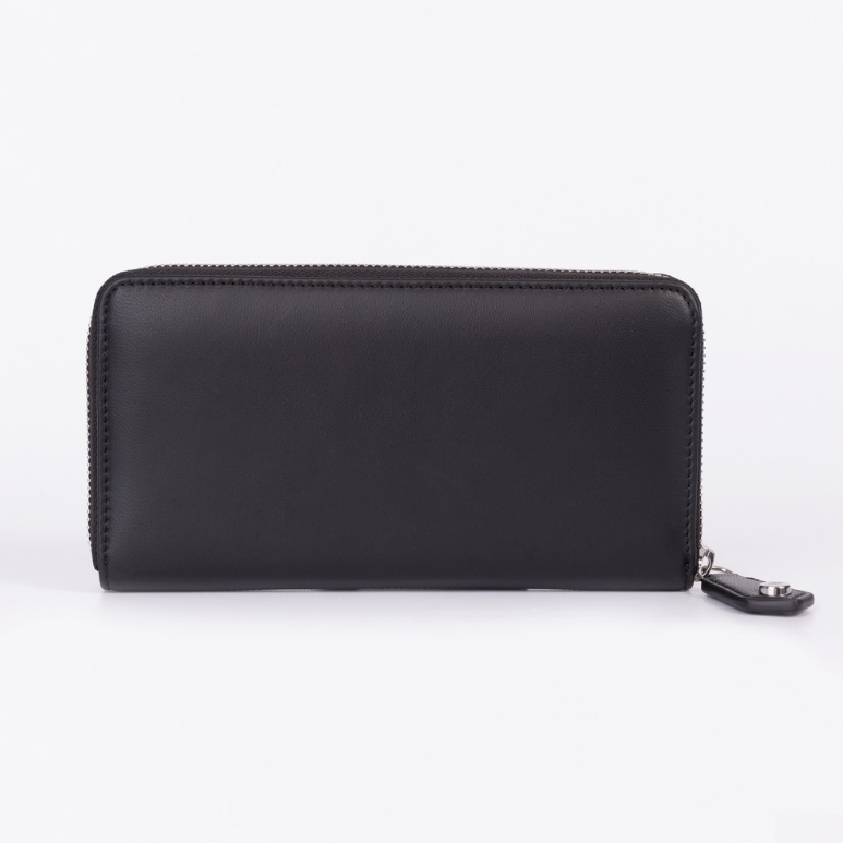 
                      
                        Vivienne Westwood Classic Zip Round Wallet Black Nappa Leather
                      
                    