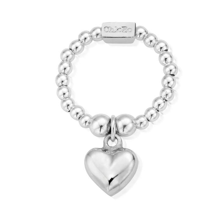 ChloBo Mini Puffed Heart Ring