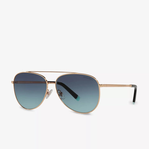 Tiffany & Co Rose Gold Frame Sunglasses