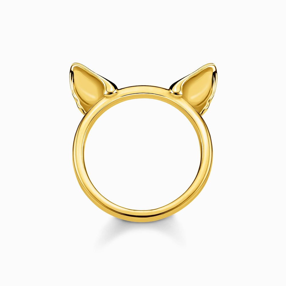 Thomas Sabo Gold Cat’s Ears Ring