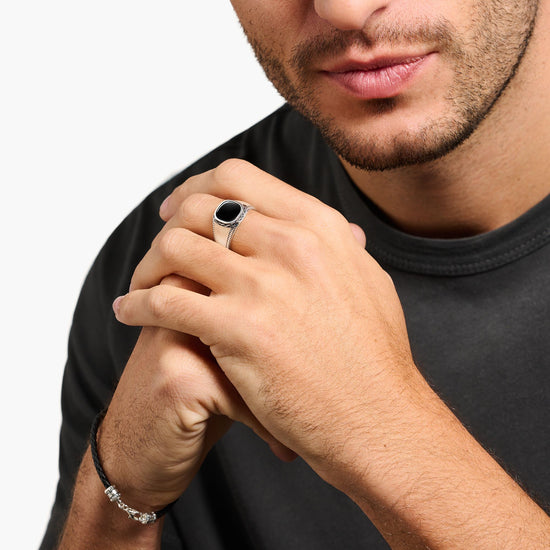 Load image into Gallery viewer, Thomas Sabo Black Onyx Ring
