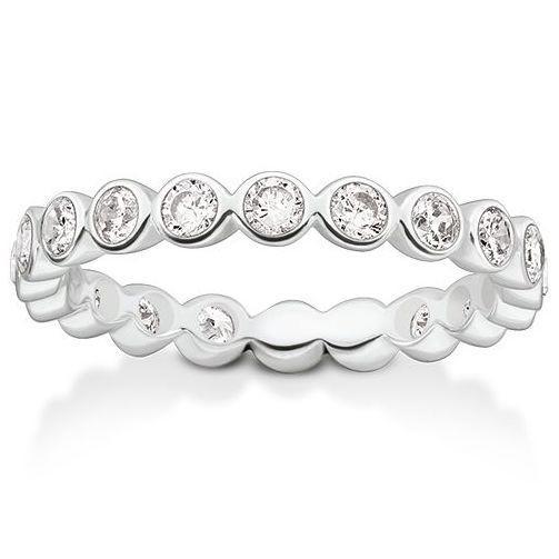 Thomas Sabo Glam And Soul Sterling Silver White Zirconia Ring