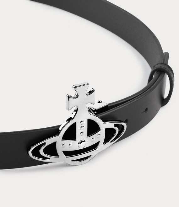 Vivienne Westwood Line Orb Silver Belt