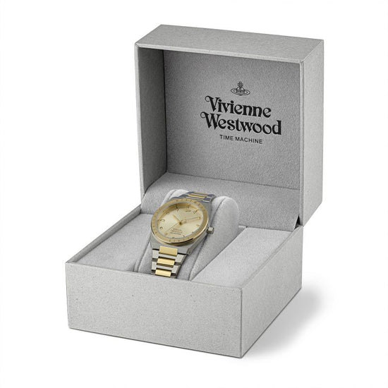 Load image into Gallery viewer, Vivienne Westwood Charterhouse Silver/Gold Watch
