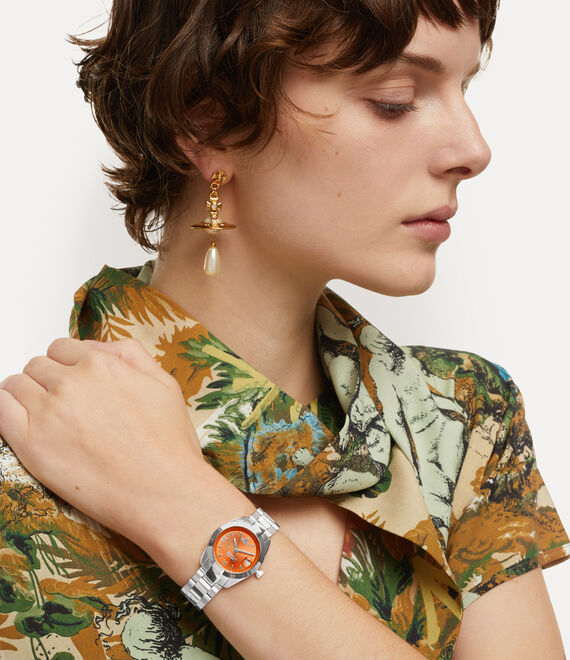 
                      
                        Vivienne Westwood Fenchurch Orange Dial 28mm Watch
                      
                    
