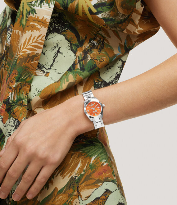 
                      
                        Vivienne Westwood Fenchurch Orange Dial 28mm Watch
                      
                    