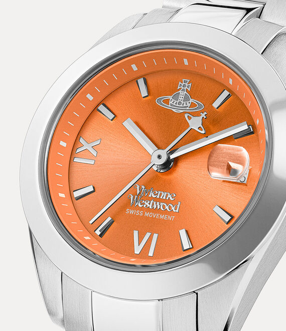
                      
                        Vivienne Westwood Fenchurch Orange Dial 28mm Watch
                      
                    