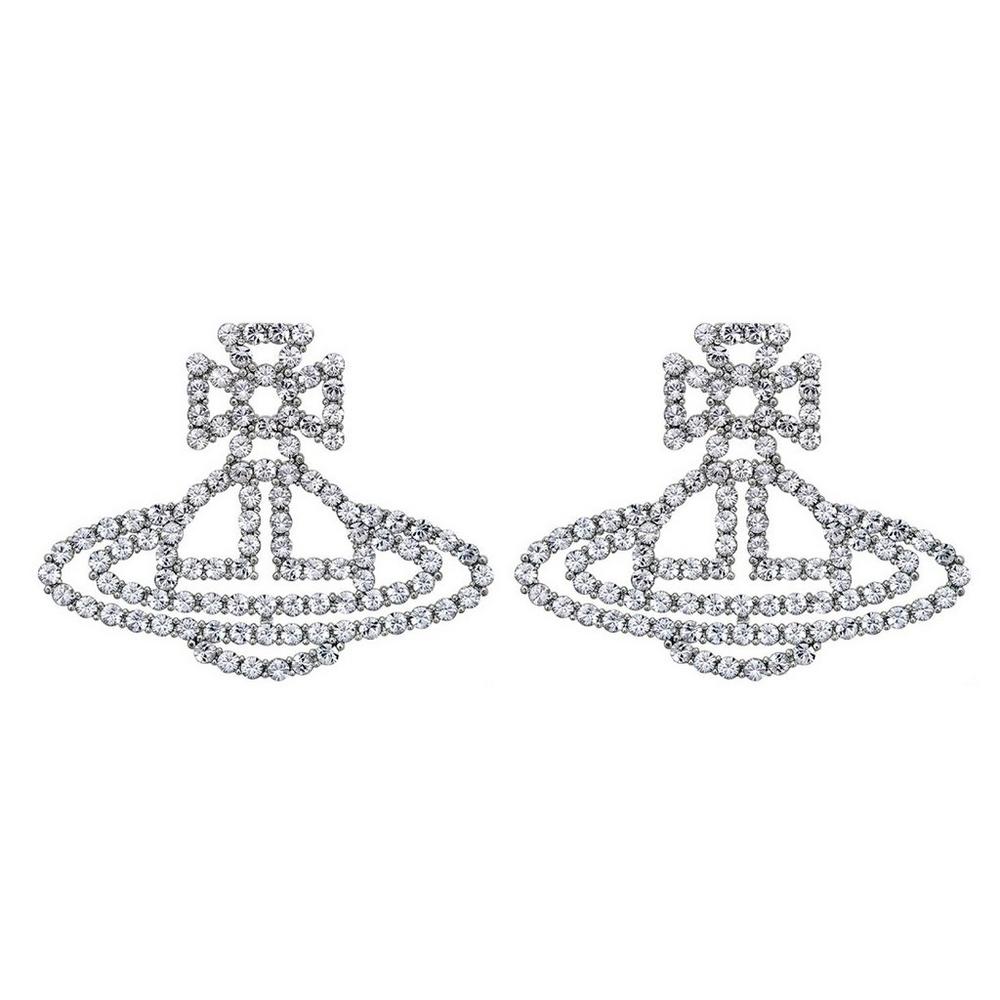 Vivienne Westwood Silver Tone Annalisa Earrings