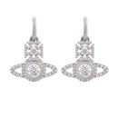 Vivienne Westwood Silver Tone Norabelle Drop Earrings