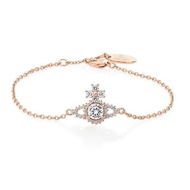 Vivenne Westwood Rose Gold Tone Valentina Bracelet