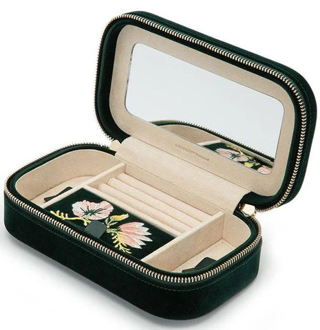
                      
                        WOLF Zoe Forest Green Travel Zip Jewellery  Case
                      
                    