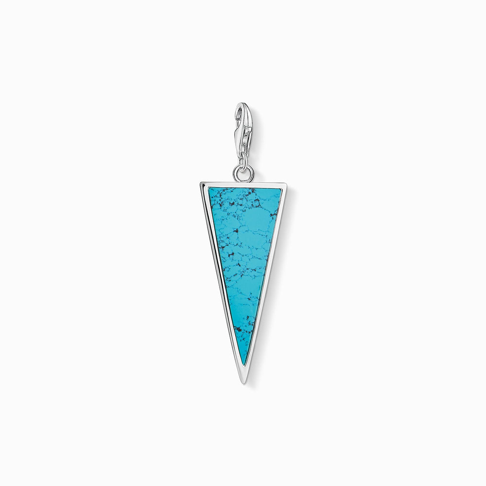 Thomas Sabo Turquoise Triangle Pendant Charm