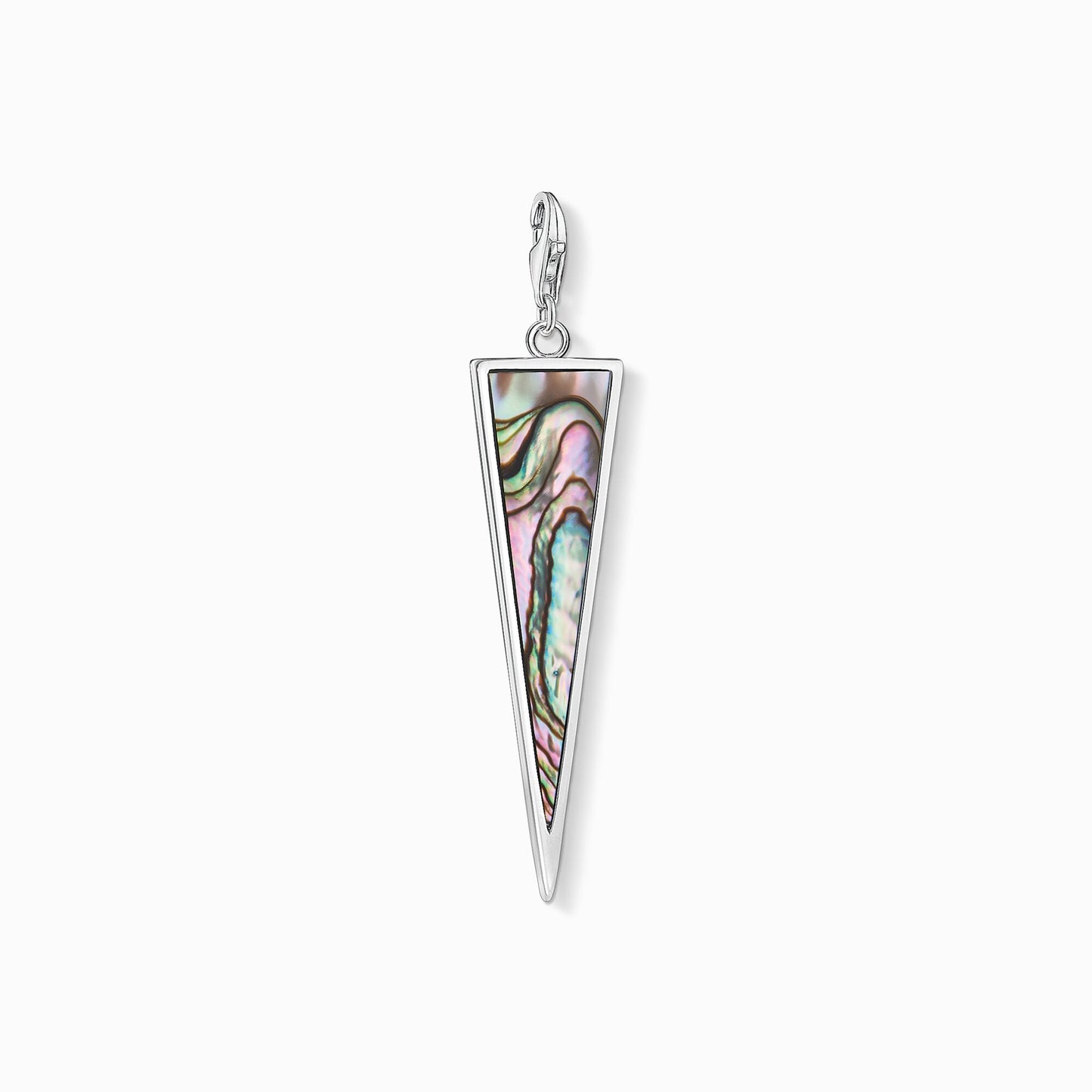 Thomas Sabo Triangle Mother-of-Pearl Turquoise Pendant Charm