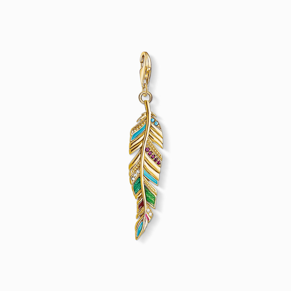 
                      
                        Thomas Sabo Ethnic Feather Pendant Charm
                      
                    